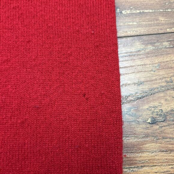 Brooks Brothers 346 100% Pure Cashmere V Neck Sweater‎ Red Mens XL Preppy Office - Picture 7 of 10